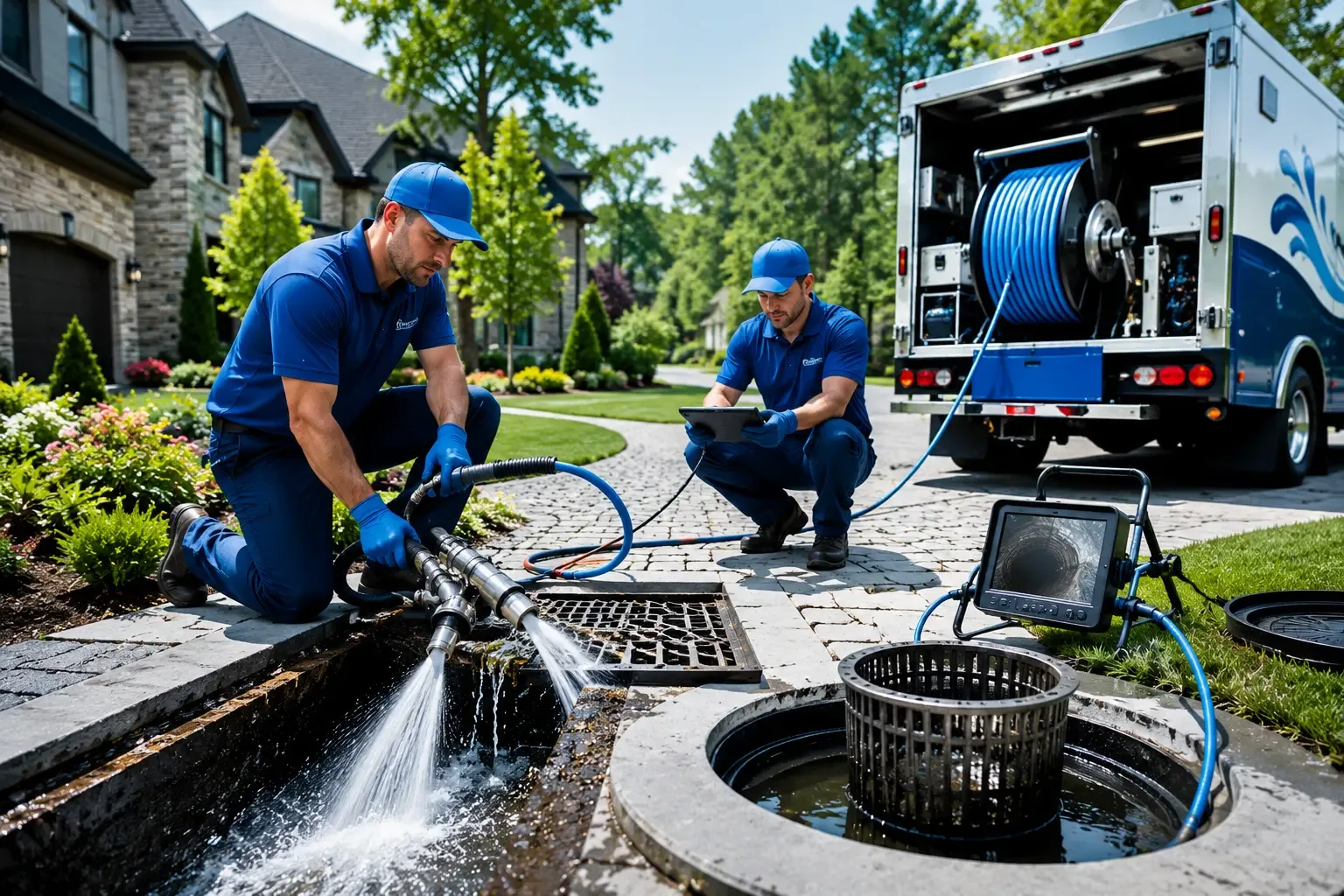 Local outdoor drain cleaning professionals in Spraggs, PA