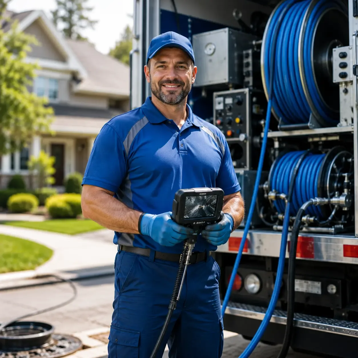 Local outdoor drain cleaning specialists in Spraggs, PA